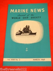 MARINE NEWS - MARCH 1969 VOL XXlll # 3 - Picture 1 of 1