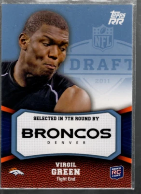 A6431- 2011 Topps Rising Rookies Blue #194 Virgil Green /1339 - NM-MT - Image 1 of 2