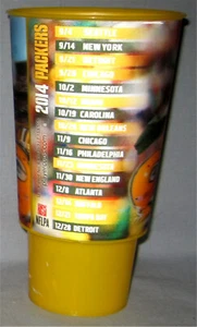 Green Bay Packers 2014 Schedule 3D Stadium Cup - Picture 1 of 2