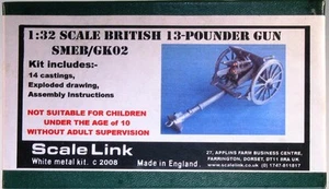 Scale Link 1/32 British 13 Pound Gun Kit CK-561 - Picture 1 of 1