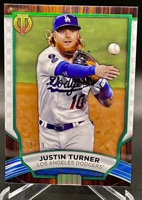 2022 Topps Tribute Los Angeles Dodgers Justin Turner /99 - Image 1 of 2