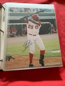 FOTO FIRMADA AUTOGRAFIADA POR TONY BLANCO 8X10 CINCINNATI REDS #1 CERTIFICADO DE AUTENTICIDAD - Imagen 1 de 1