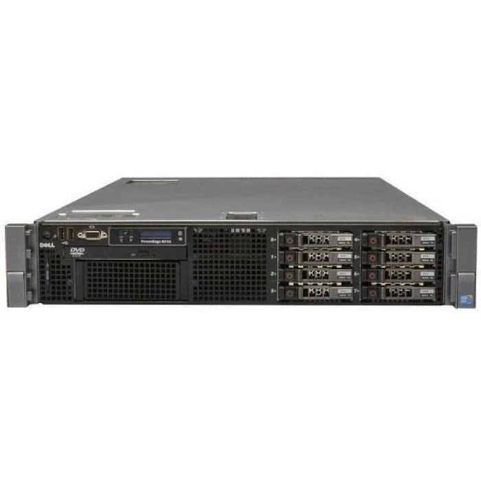 Dell PowerEdge R710 CTO 2x 5500/5600 Series CPU 18-DIMM 8x 2.5" Bay 2U Server - Image 1 of 1