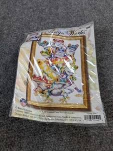 Design Works Counted Cross Stitch Kit 11"X16"-Frog Pile (14 Count), DW2599 - Picture 1 of 5