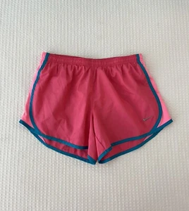 Nike Running Girl’s Blue And Pink Tempo Shorts Lined Size Large - Picture 1 of 6
