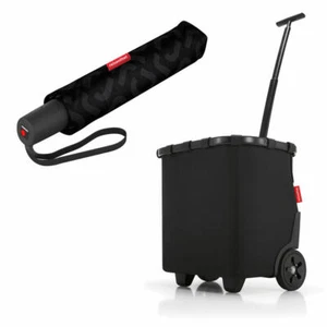reisenthel Trolley carrycruiser Set mit umbrella pocket duomatic Frame Black - Bild 1 von 1