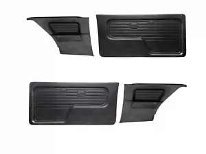 For BMW E30 Coupe Front and Rear Door Panel Black set. 4Pcs.1982-1994 - Foto 1 di 4