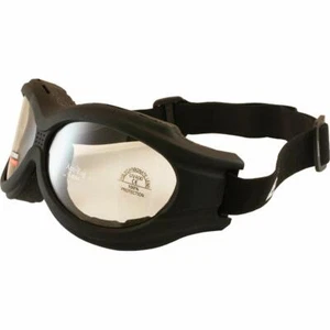 Birdz Eyewear - The Buzzard - Motorcycle Goggle Fits Over Glasses Clear Lens - Picture 1 of 4