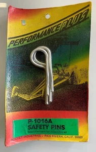 2pc Chrome Replacement Safety Pins "Hair Pin Style" #P-1016A - Fast Shipping - Bild 1 von 4