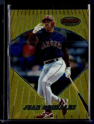 Juan Gonzalez 1996 Bowman's Best #58 Texas Rangers - Image 1 of 2