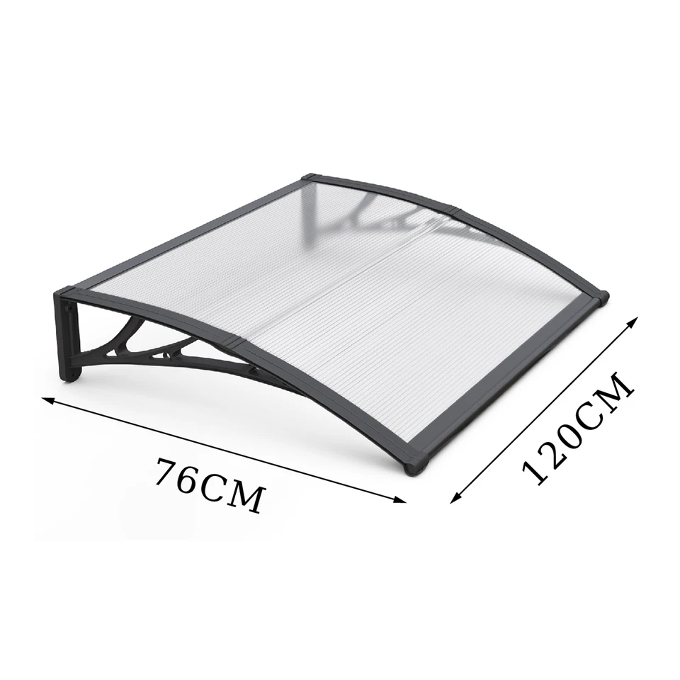 Marquise en Polycarbonate Marquise de Porte, Auvent de Porte d'entrée Toit  - Photo 1/4