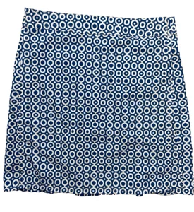 Rip Skirt Hawaii Skirt Womens Small Blue Geometric A-Line Wrap - Picture 1 of 8