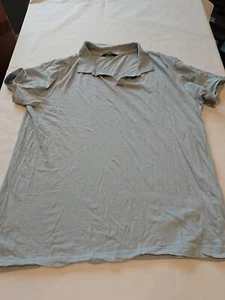 Mens Tshirt Peacocks L V Neck Collar Short Sleeves Blue 22298 - Picture 1 of 13