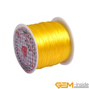 60 Yards 0.6mm Elastic Sewing Thread Machine Bobbin Craft Use For Sewing Beading - Picture 1 of 58
