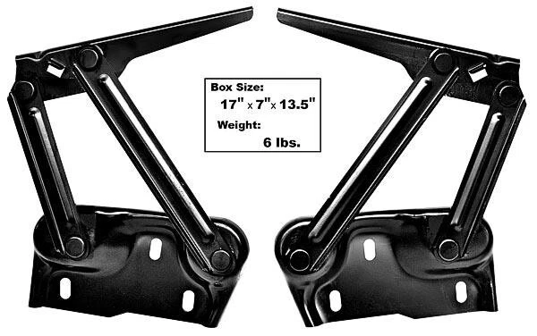 Bisagras de capó Ford Maverick 1970-77 - par nuevas Foto 1 de 1