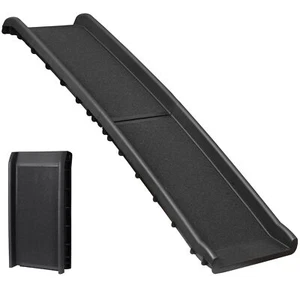 Foldable Dog Pet Ramp Car Truck SUV Backseat Stair Steps Auto Ladder Travel Use - Picture 1 of 24