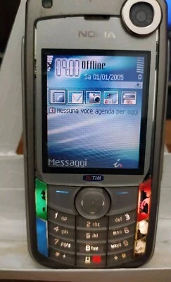 Nokia 6630 Cellulare Vintage TIM Smartphone Classico da Collezione Funzionante - Immagine 1 di 4
