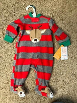 Bebé Niños 3 Meses Temática Reno Vacaciones Dormir por Just One You Nuevo con Etiquetas Foto 1 de 4