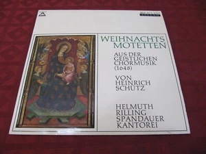 LP Heinrich Schütz Weihnachtsmotetten Aus Der Geistlichen Chormusik NEAR MINT - Picture 1 of 2