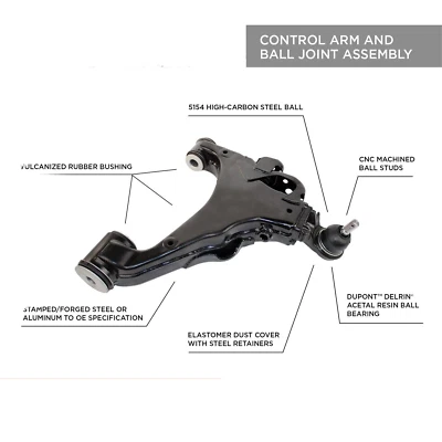 Dorman Front Passenger Right Lower Control Arm Assembly For Mazda 3 5 - Image 1 of 4