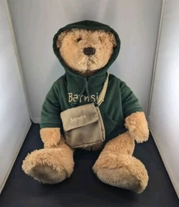 GUND x Barnes & Noble - BARNSIE Teddy Bear Plush Hoodie & Messenger Bag 2009 18" - Picture 1 of 4