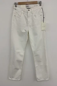 Citizens Of Humanity Daphne High-Rise Stovepipe Jeans Porcelean White Size 23 - Picture 1 of 11