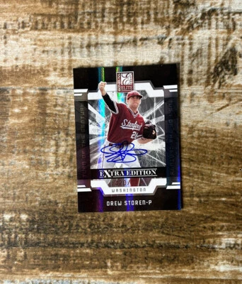 2009 Donruss Elite Extra Edition #/519 Drew Storen #3 Auto AUTOGRAPH NATIONALS - Image 1 of 2