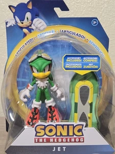 Sonic the Hedgehog: JET The Hawk with Type-J Board 4" Inch Jakks Pacific Figure - Picture 1 of 6