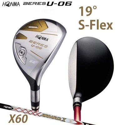 HONMA BERES U-06 Hybrid Utility 19° 2Star ARMRQ X60 Graphite S-Flex Japan NEW - Image 1 of 4