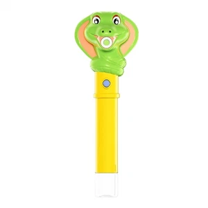 Automatic Bubble Wand Snake Head Blowing Machine Cute Cartoon Green Snake - Picture 1 of 12