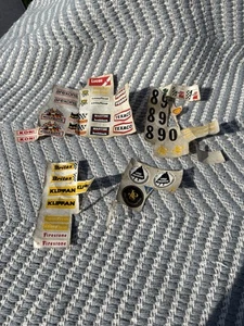 vintage tamiya model john player decals stickers tyrrell elf dunlop 1/12 1/10 - Picture 1 of 9