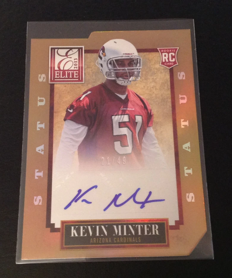 2013 Elite KEVIN MINTER RC AUTO #21/49 Made Gold Status SP Cardinals/LSU #154 - Image 1 of 1