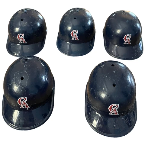 2 inch mini CALIFORNIA ANGELS baseball helmets lot 5 pcs Cover