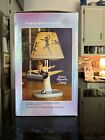 SKATERS  SILHOUETTE HAND PAINTED LAMP WITH SHADE  NEW