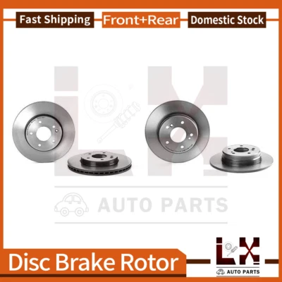 Rotor de freno de disco trasero delantero Brembo 4 para Mercedes-Benz C280 1997 Foto 1 de 4