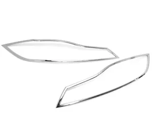 Cover lunetta fari cromati taglio cerchio surround per Jaguar F-Pace X761 - Foto 1 di 3