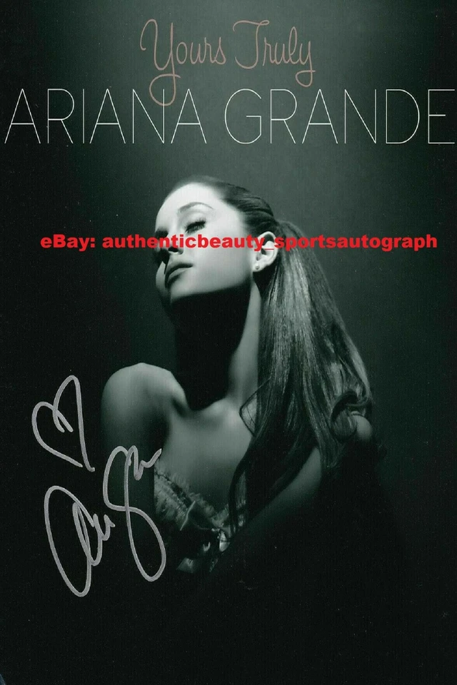 ARIANA GRANDE POP SEXY SUPERSTAR LOVE TRULY SIGNED 12x18 MUSIC POSTER REPRINT RP - Image 1 of 1