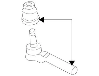 Barra de amarre exterior de dirección base Chevrolet Oldsmobile genuina GM 1997-2016 26086579 Foto 1 de 2