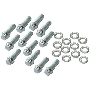 Aeroflow AF37-1200 Universal Intake Manifold Bolts 1" UHL 12 Point Head Pack of  - Picture 1 of 3
