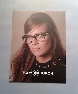 TORY BURCH WEIBLICHE OPTISCHE GEGENKARTE GROSSES POSTER GRÖSSE 11,7 X 15,6 ZOLL - Bild 1 von 5