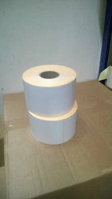 TRANSFER LABELS/RIBBON FOR ALL ZEBRA PRINTERS  102MM  X 76MM 12 ROLLS - Image 1 of 2