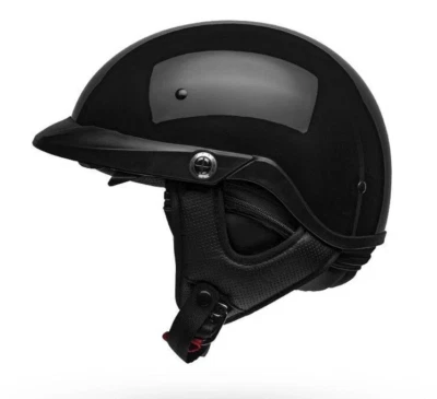 Bell Adults PS Pit Boss Motorcycle Half Helmet Black Multiple Sizes NEW - Image 1 of 4