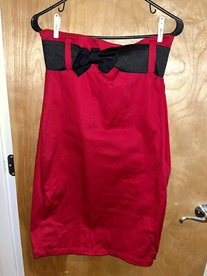 Switchblade Stiletto Red Pencil Skirt Size 2XL - New With Tags Rockabilly - Image 1 of 4