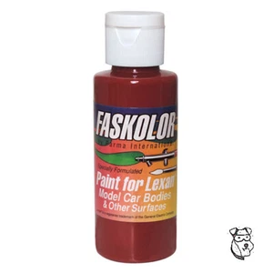 FASKOLOR #40307 TRANSLUCENT RED Airbrush Paint RC Body Car Truck - PARMA - Picture 1 of 1