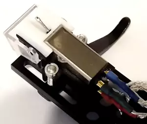 Guscio testa e cartuccia cablati Litz per giradischi Telefunken CS 10, CS 20 - Foto 1 di 4