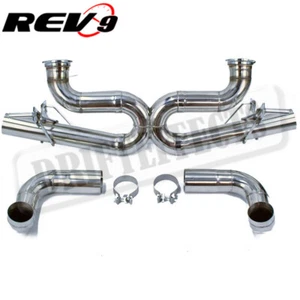 Rev9 Stainless Bolt-On Cat-Back Exhaust Track Edition For Audi R8 5.2 V10 09-15 - Picture 1 of 4