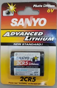 PILA SANYO 2CR5 LITIO -6V. - Foto 1 di 1