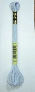 DMC Light Effects Thread E3747 SKY BLUE Embroidery Floss, 8m Skein - Imagen 1 de 2