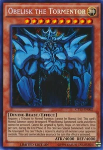 Yugioh! LP Obelisk the Tormentor - CT13-EN002 - Secret Rare - Limited Edition Li - Picture 1 of 1