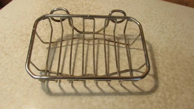 Jabonera de alambre con acabado cromado vintage Foto 1 de 2